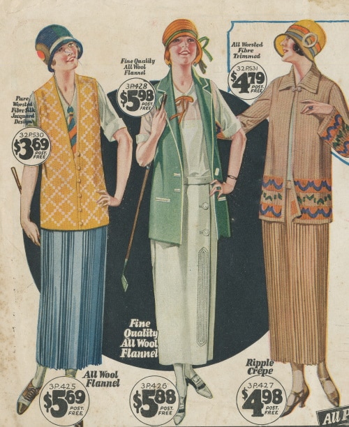1920s Women Skirt fashion
