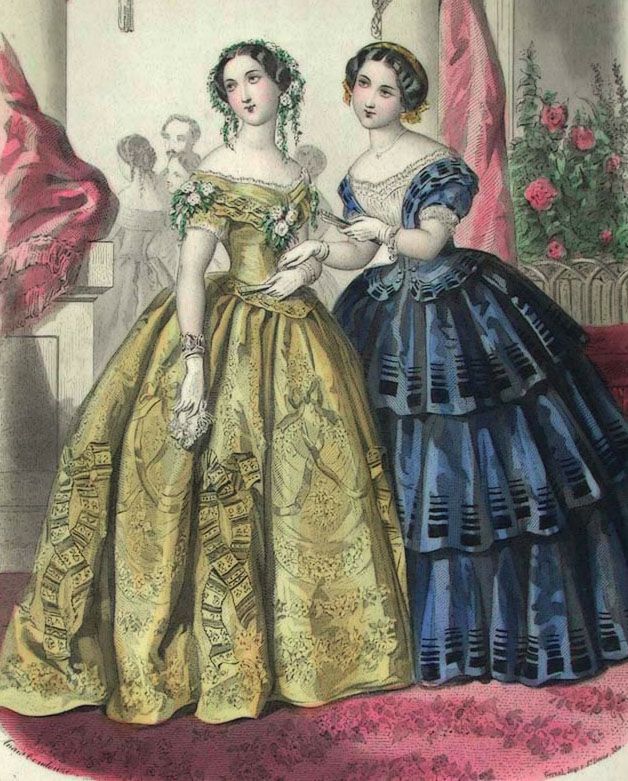 1850s Victorian Fashion