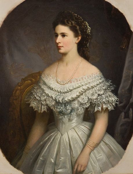 Victorian neckline