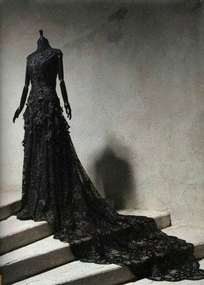 Black wedding dress