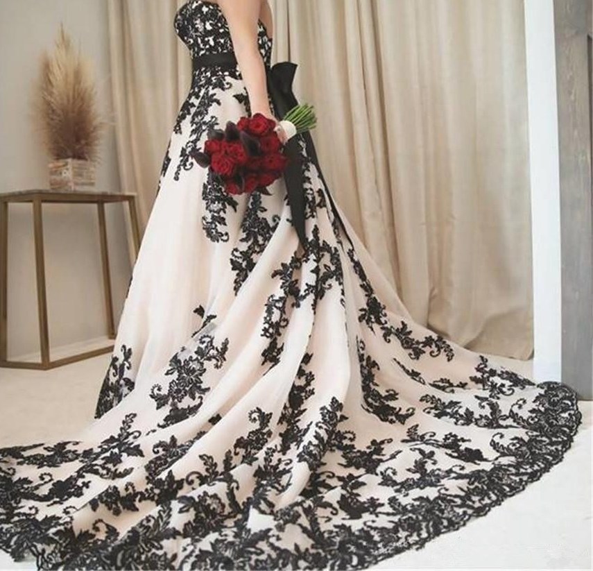 Gothic wedding dress