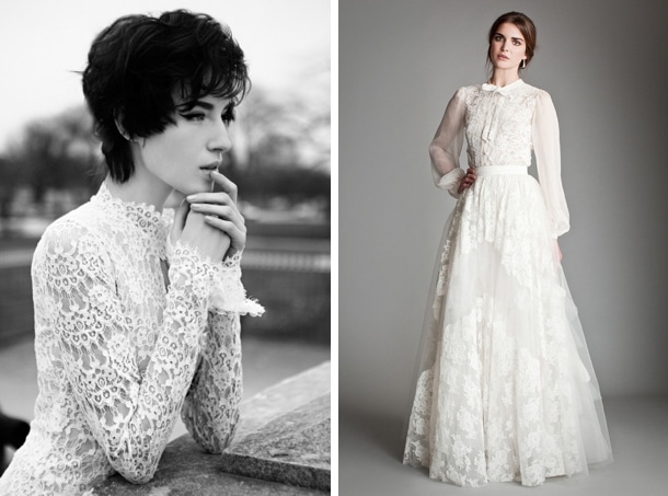 Lace wedding dress