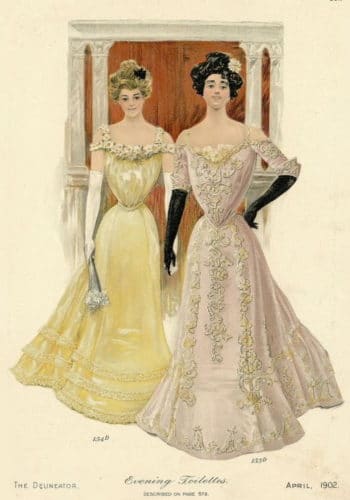 Edwardian formal cheap dress