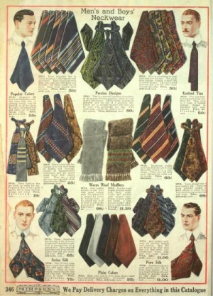 Edwardian Neckties 