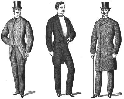 Victorian men dress