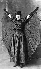 Victorian Halloween bat costume