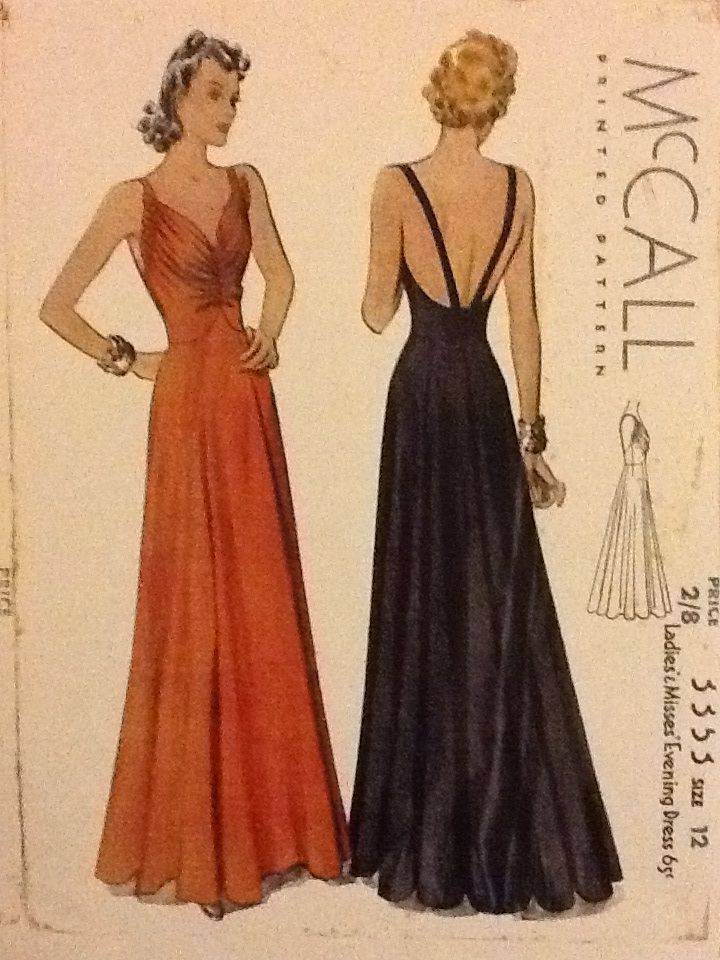 1930s Dress design