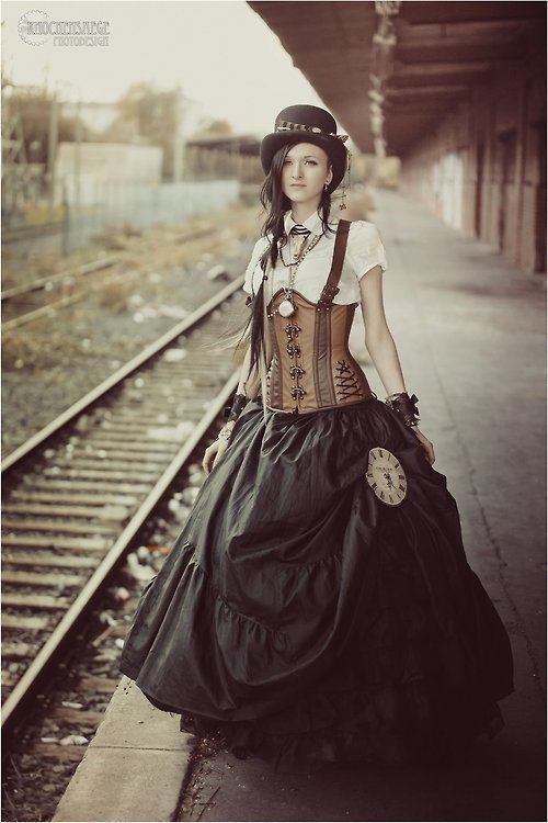 Victorian steampunk dress