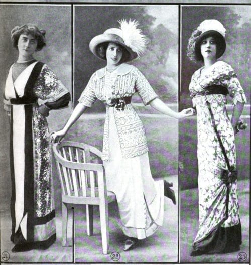 Titanic Fashion: 1st class women's day and evening wear - Vintage Fashions