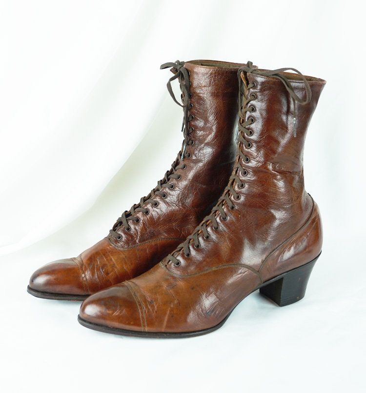 Edwardian Leather Boots