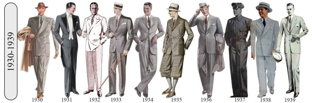 1930s mens fashion trends