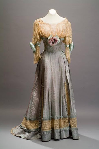 Edwardian evening dress