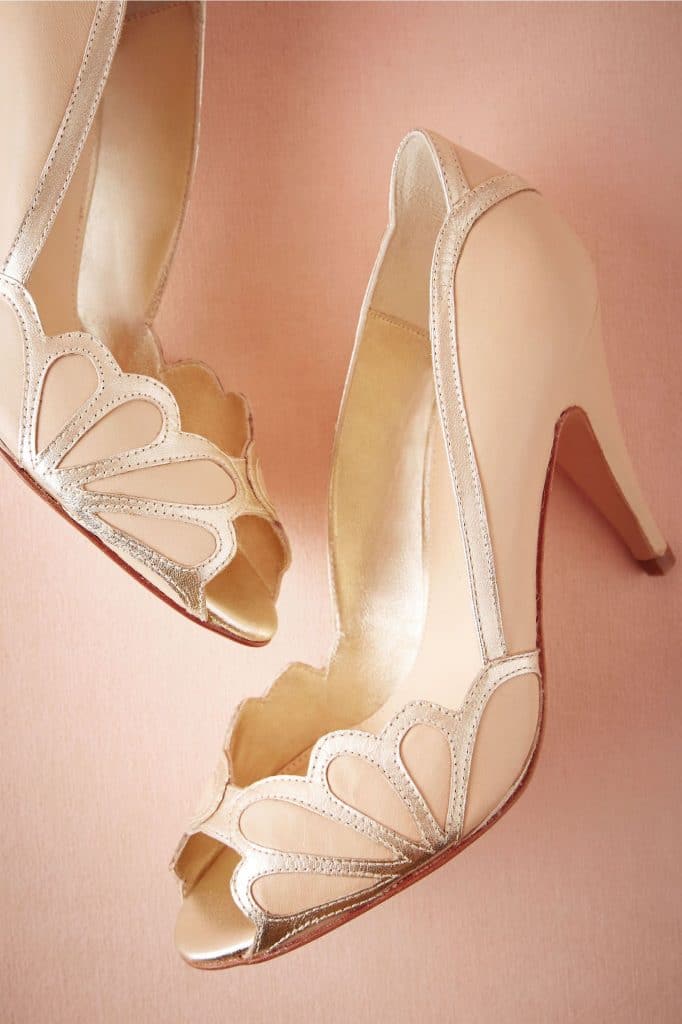 1930 Inspired wedding shoes