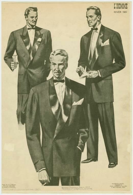 Wedding tuxedos for 1930s men