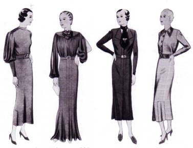 1930s Women Fashion