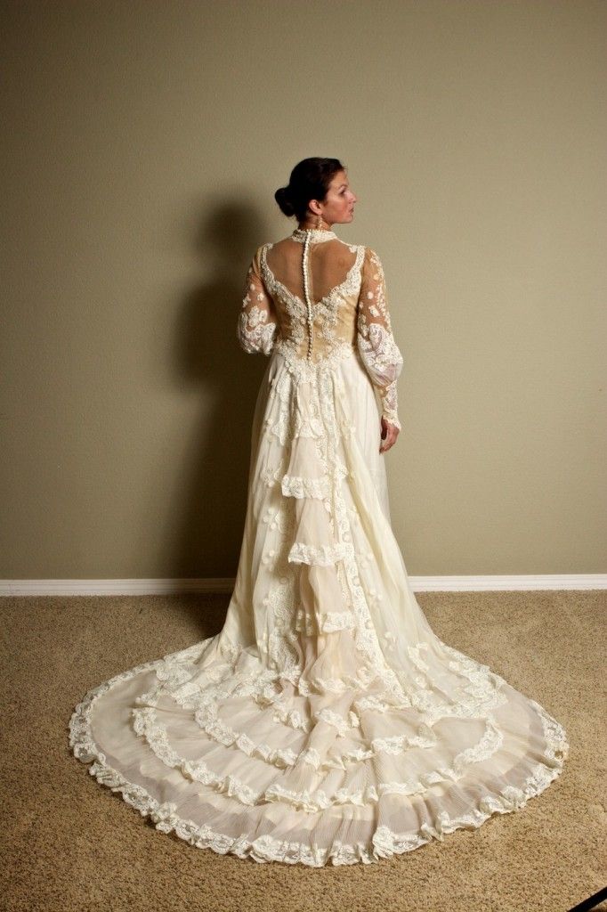 Modern Victorian Wedding Gown