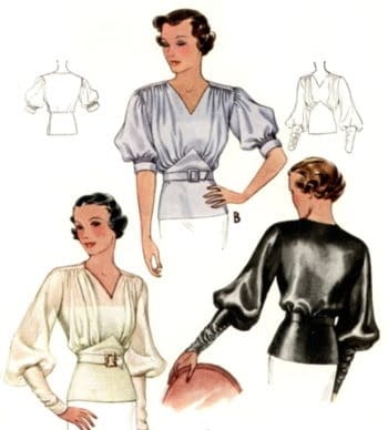 1930s blouse