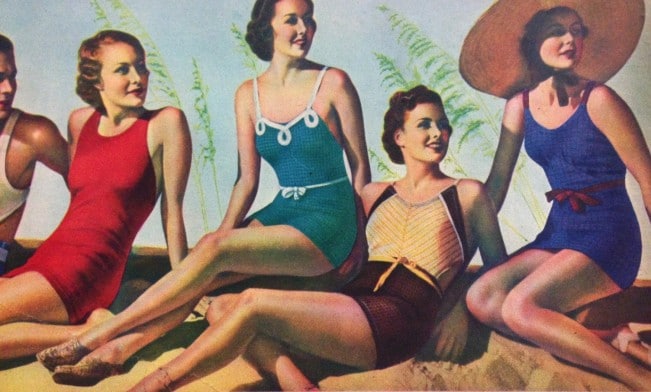 1930s swimsuit