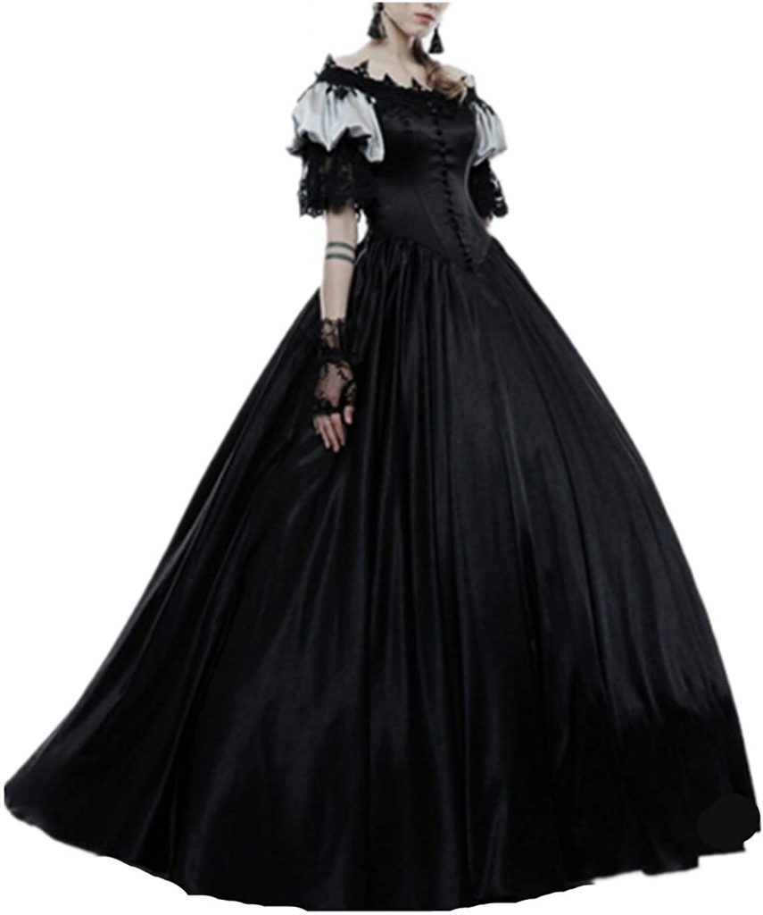 Black victorian clearance dress