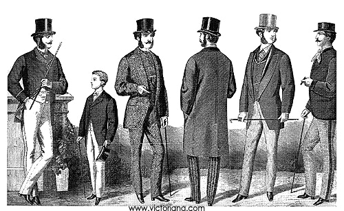 1860s Victorian men's fashion