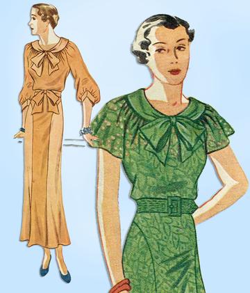 1930s afternoon dress