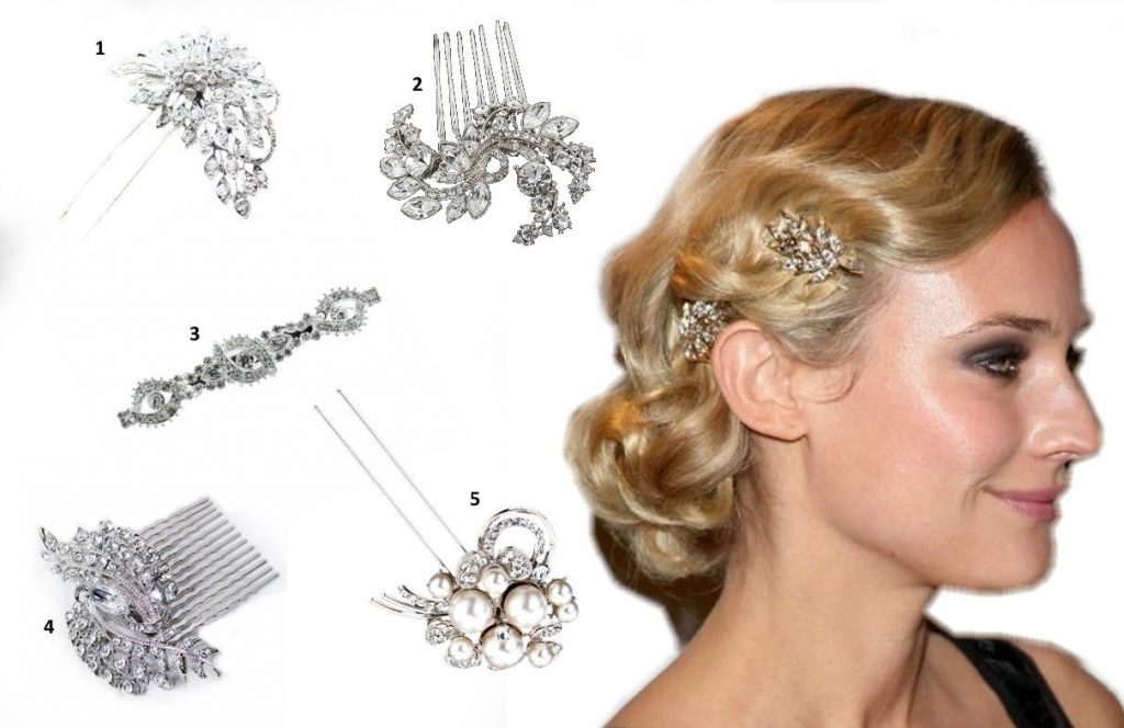 1930s hair clips