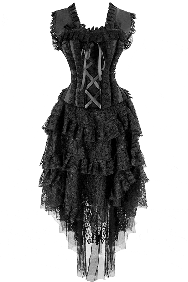 Kimring Women's Vintage Victorian Steampunk Corset Dress Showgirl ...