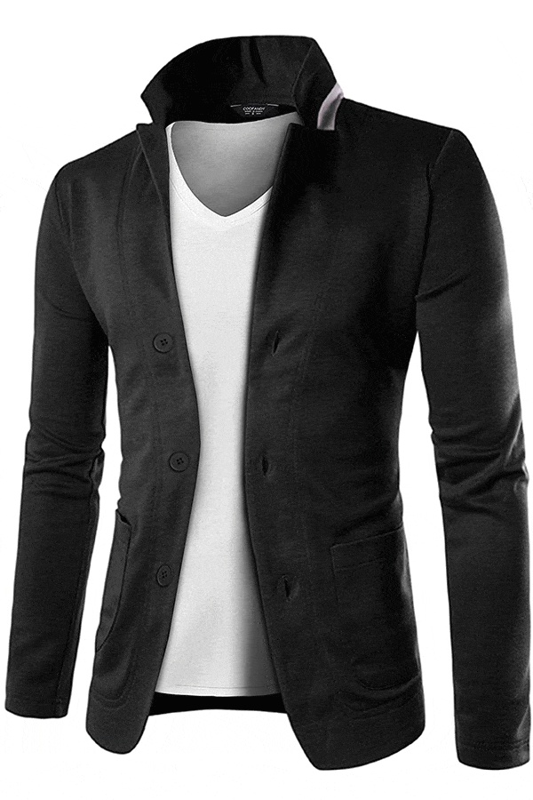COOFANDY Mens Casual Slim Fit Blazer 3 Button Suit Sport Coat ...